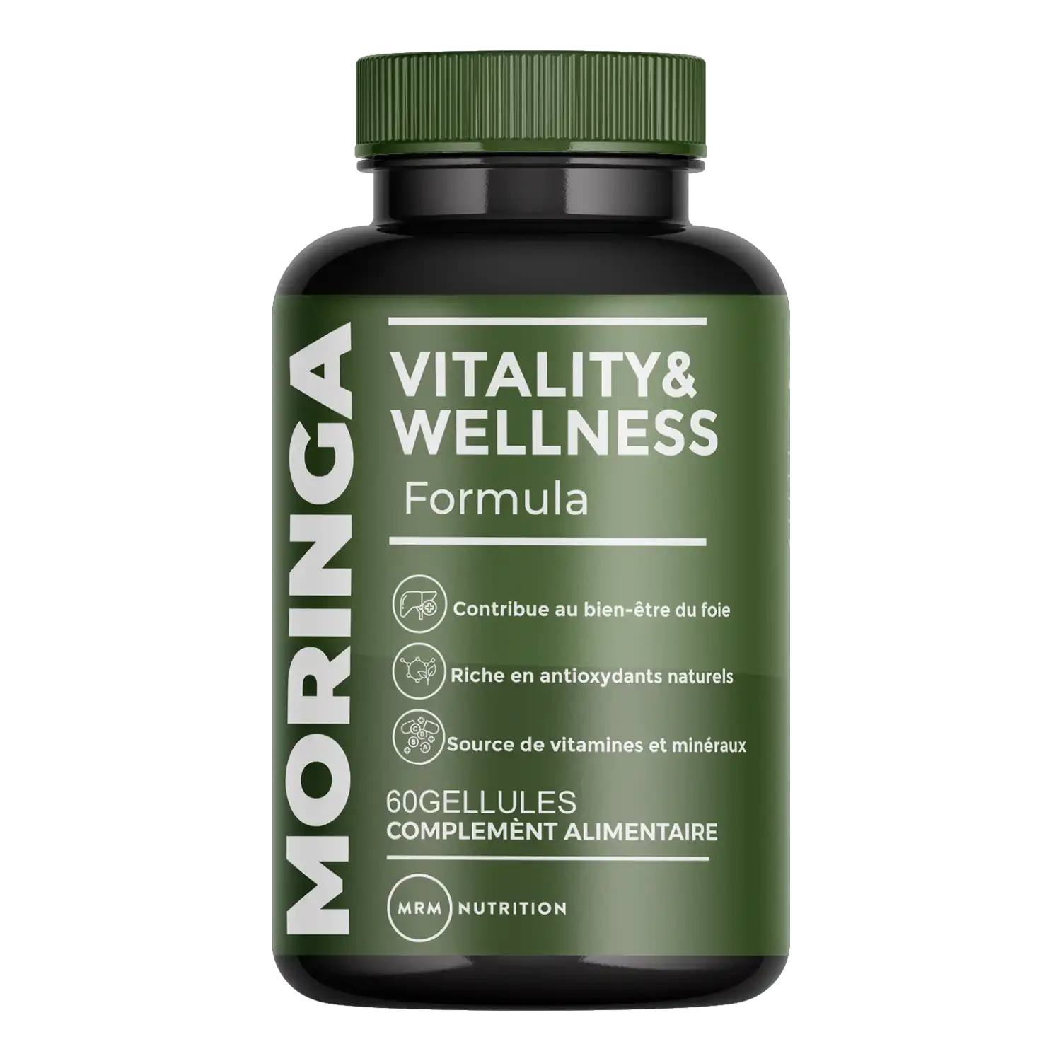 Moringa MRM 60 gélules complément alimentaire naturel énergie immunité Maroc